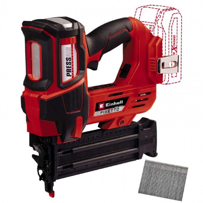Набор степлер для гвоздей аккумуляторный FIXETTO 18/50 N + зарядное устройство и аккумулятор 18V 4,0 Ah (4257795,4512042) Набор степлер для гвоздей аккумуляторный FIXETTO 18/50 N + зарядное устройство и аккумулятор 18V 4,0 Ah (4257795,4512042)