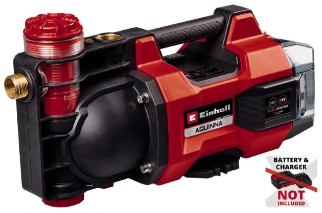 Насос садовий акумуляторний Einhell AQUINNA 18/30 F LED (4180430)
