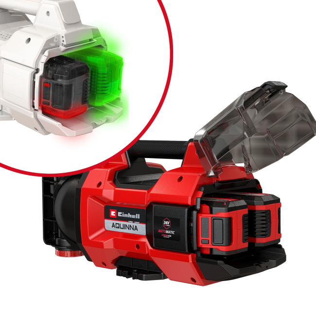 Насос садовый аккумуляторный Einhell AQUINNA 18/30 F LED (4180430) Насос садовый аккумуляторный Einhell AQUINNA 18/30 F LED (4180430)