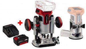 Набор аккумуляторный бесщеточный Фрезер / Фрезер окантовочный Einhell TP-RO 18 Set Li BL - Solo + зарядное устройство и аккумулятор 18V 4,0 Ah (4350410,4512042)