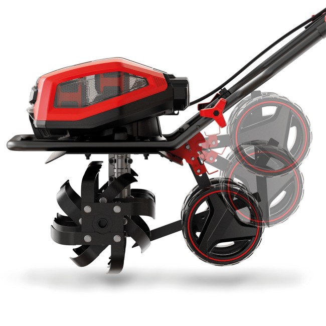Набір культиватор безщітковий акумуляторний Einhell GP-CR 36/45 Li E BL + 2 х Starter-Kit 5.2 Ah (3431220, 2 х 4512147)