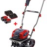 Акція! Набір культиватор безщітковий акумуляторний Einhell GP-CR 36/45 Li E BL + 2 х Starter-Kit 5.2 Ah (3431220, 2 х 4512114)