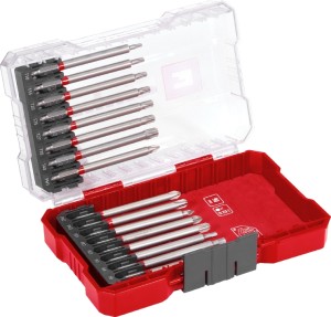 Набір подовжених біт 90 мм, 16 шт в кейсі KWB Набір подовжених біт 90 мм, 16 шт в кейсі KWB