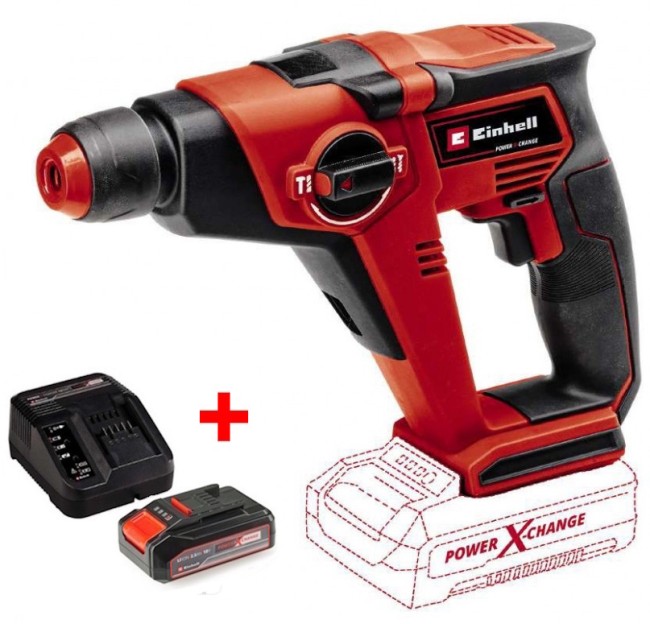 Перфоратор аккумуляторный Einhell TE-HD 18/12 Li - Solo (4513970)