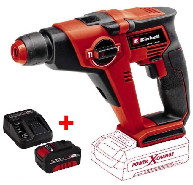 Перфоратор аккумуляторный Einhell TE-HD 18/12 Li - Solo (4513970)