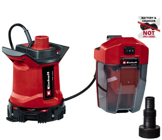 Насос для чистой или грязной воды аккумуляторный Einhell GE-DP 18/25 LL Li - Solo (4181590) Насос для чистой или грязной воды аккумуляторный Einhell GE-DP 18/25 LL Li - Solo (4181590)