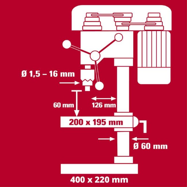 Сверлильный станок Einhell TC-BD 630/1 (4520597) Сверлильный станок Einhell TC-BD 630/1 (4520597)
