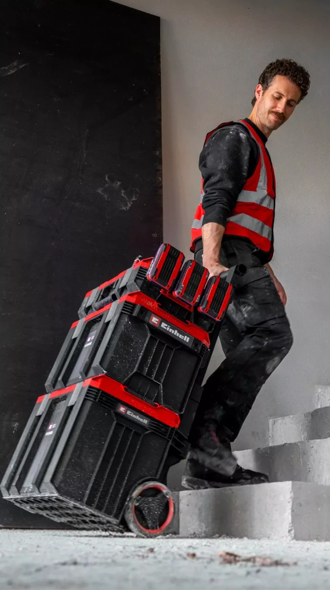 Пластиковый кейс Einhell E-Case Rolling Workshop SEALED IP65 (4540055)