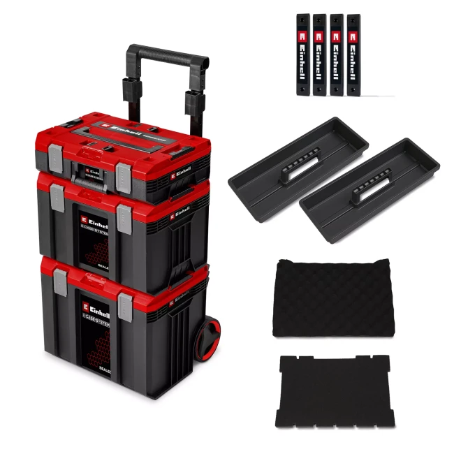 Пластиковый кейс Einhell E-Case Rolling Workshop SEALED IP65 (4540055)