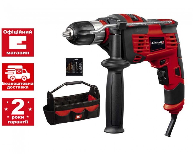 Дрель Einhell TC-ID 1000 E Kit (4259844)