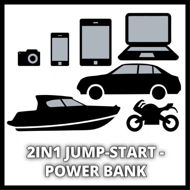 Авто Jump-Start - Power Bank Einhell CE-JS 12/1 (1091521) Авто Jump-Start - Power Bank Einhell CE-JS 12/1 (1091521)