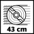 Акция! Набор газонокосилка аккумуляторная Einhell GE-CM 36/43 Li M - Solo + 2 х Starter-Kit 5.2 Ah (3413246,2 х 4512114)