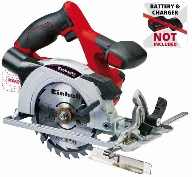 Пила циркулярная аккумуляторная Einhell TE-CS 18/150 Li - Solo (4331220)