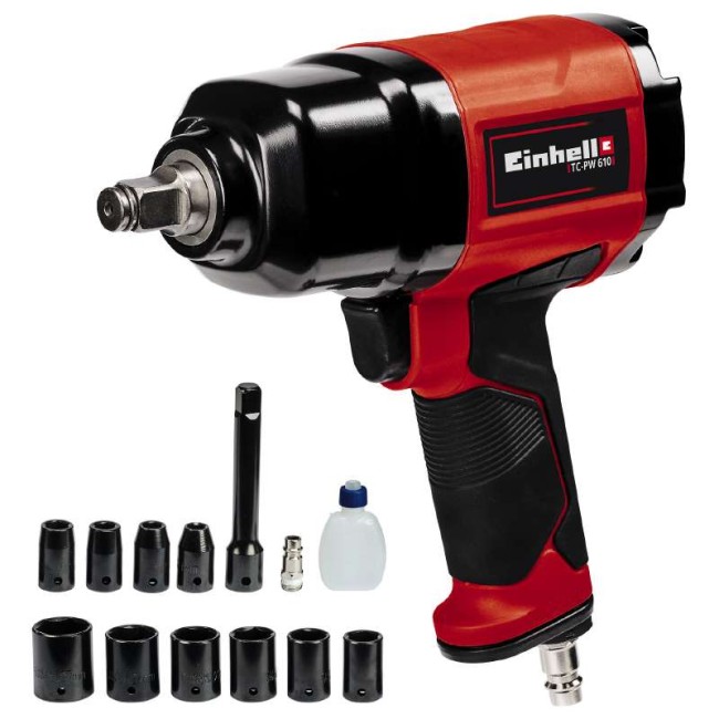Гайковерт пневматический Einhell TC-PW 610 (4138960) Гайковерт пневматический Einhell TC-PW 610 (4138960)