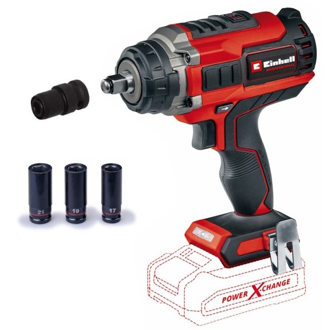 Ударний гайковерт акумуляторний безщітковий Einhell IMPAXXO 18/450 - Solo (4510070)