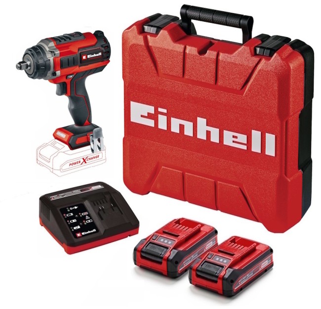 Ударний гайковерт акумуляторний безщітковий Einhell IMPAXXO 18/450 - Solo (4510070) Ударний гайковерт акумуляторний безщітковий Einhell IMPAXXO 18/450 - Solo (4510070)