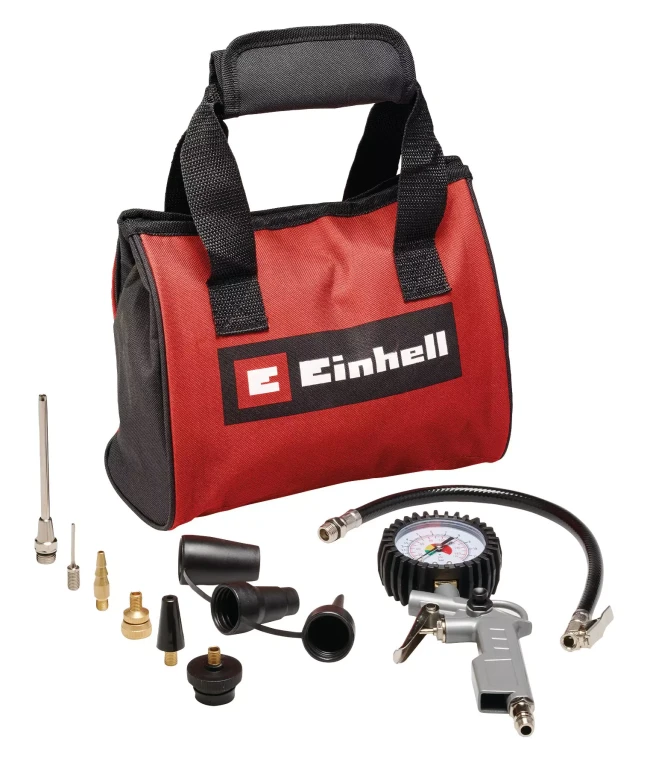 Набір пневмоінструментів з сумкою Einhell 10 шт (4139694)