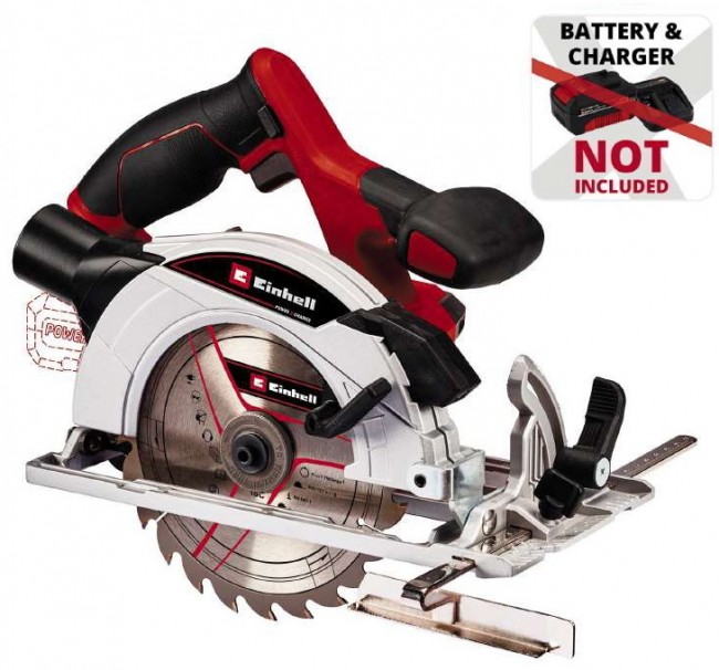 Пила циркулярная аккумуляторная Einhell TE-CS 18/165-1 Li-Solo (4331207) Пила циркулярная аккумуляторная Einhell TE-CS 18/165-1 Li-Solo (4331207)