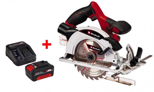 Пила циркулярная аккумуляторная Einhell TE-CS 18/165-1 Li-Solo (4331207) Пила циркулярная аккумуляторная Einhell TE-CS 18/165-1 Li-Solo (4331207)