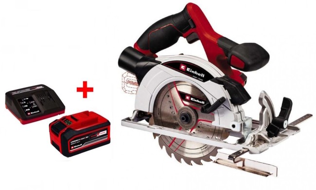 Пила циркулярная аккумуляторная Einhell TE-CS 18/165-1 Li-Solo (4331207) Пила циркулярная аккумуляторная Einhell TE-CS 18/165-1 Li-Solo (4331207)