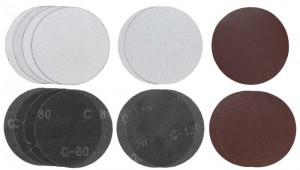 Абразивні круги до TE-DW 180 (15 шт. 10 шт. - Р80, 5 шт. - Р120) kwb (490965)