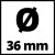 Удлинитель шланга для пылесосов Einhell, 36 мм, 3 м (2351270)