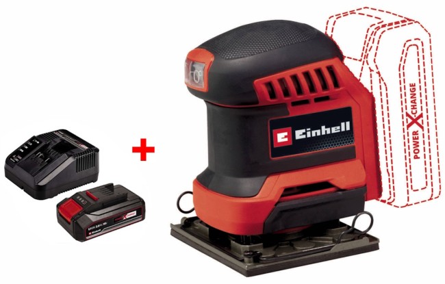 Шліфмашина вібраційна акумуляторна Einhell TE-OS 18/113 Li - Solo (4460731)