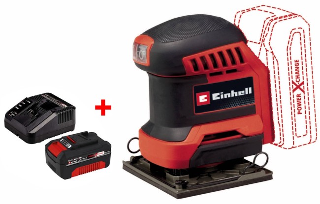Шліфмашина вібраційна акумуляторна Einhell TE-OS 18/113 Li - Solo (4460731)