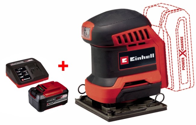 Шліфмашина вібраційна акумуляторна Einhell TE-OS 18/113 Li - Solo (4460731)