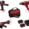 Набор EINHELL TK 18/3 Li (CD+AG+HD+2 Battery+Bag)