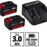 Набор EINHELL TK 18/3 Li (CD+AG+HD+2 Battery+Bag)