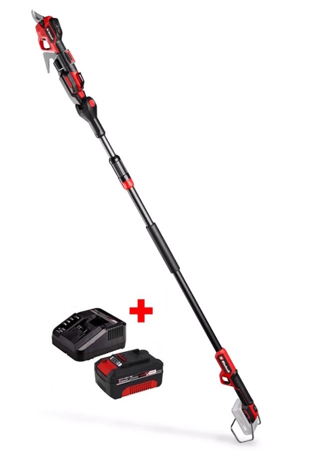 Секатор акумуляторний безщітковий телескопічний Einhell Professional GP-LS 18/28 Li T BL-Solo (3408330) Секатор акумуляторний безщітковий телескопічний Einhell Professional GP-LS 18/28 Li T BL-Solo (3408330)