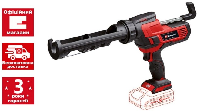 Пистолет для герметика аккумуляторный Einhell TE-SG 18/10 Li - Solo (4522250)