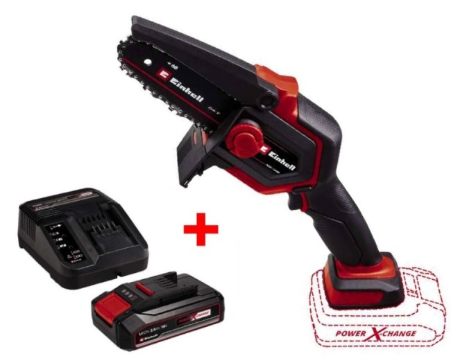 Пила обрізна ланцюгова акумуляторна безщіткова Einhell GE-PS 18/15 Li BL Kit 2.5 Ah (4600040Kit2.5) Пила обрізна ланцюгова акумуляторна безщіткова Einhell GE-PS 18/15 Li BL Kit 2.5 Ah (4600040Kit2.5)