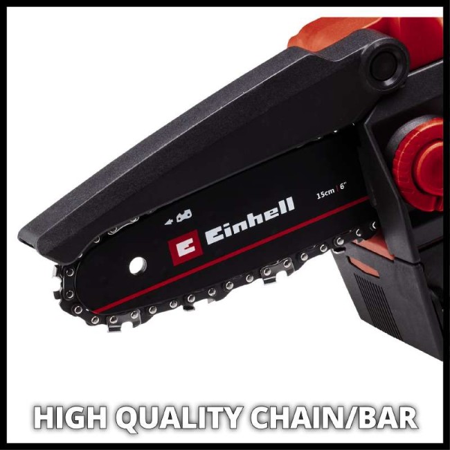Пила обрізна ланцюгова акумуляторна безщіткова Einhell GE-PS 18/15 Li BL Kit 2.5 Ah (4600040Kit2.5) Пила обрізна ланцюгова акумуляторна безщіткова Einhell GE-PS 18/15 Li BL Kit 2.5 Ah (4600040Kit2.5)