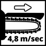 Акція! Ланцюгова міні-пилка акумуляторна Einhell X-Change GE-PS 18/15 Li BL Kit 2.5 Ah (4600040K)