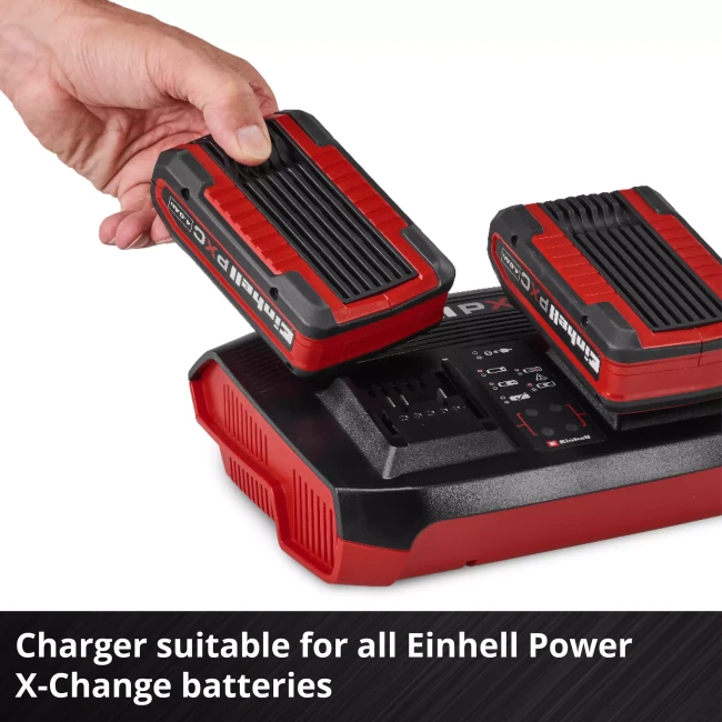 Зарядний пристрій для двох акумуляторів Einhell 18V Power-X-Twincharger 4 A (4512161)