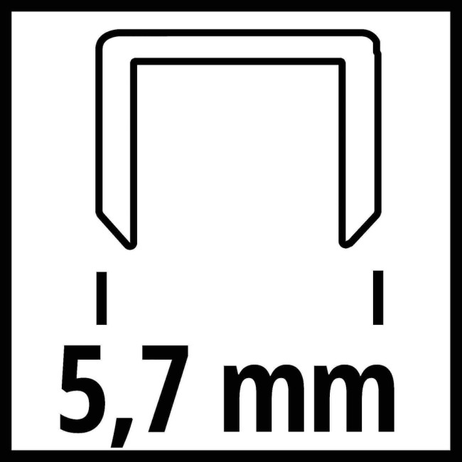 Скобы к степлеру Einhell 5,7 х 38 мм, 3000шт (4137876)