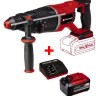 Акція! Набір перфоратор акумуляторний безщітковий Einhell TP-HD 18/26 D Li BL - Solo + зарядний пристрій 18V Power X-Fastcharger 4 A і акумулятор 18V 5,2 Ah