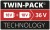 Акумулятори 2 шт Einhell 18V PXC PLUS Twinpack 3.0 Ah (4511631)