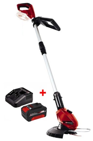 Набір Тример акумуляторний Einhell GE-CT 18 Li Solo + зарядний пристрій і акумулятор 18V 4,0 Ah (3411172, 4512042)