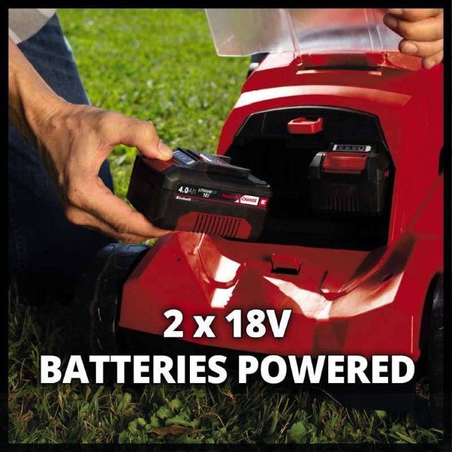 Газонокосарка акумуляторна безщіткова Einhell GP-CM 36/41 Li M (2x5,2Ah) (3413247)