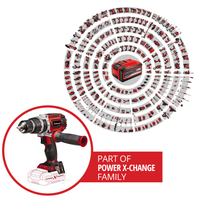 Ударний шуруповерт безщітковий Einhell TP-CD 18/60 Li-i BL Solo (4514205) Ударний шуруповерт безщітковий Einhell TP-CD 18/60 Li-i BL Solo (4514205)