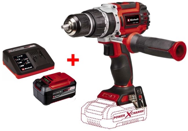 Ударний шуруповерт безщітковий Einhell TP-CD 18/60 Li-i BL Solo (4514205) Ударний шуруповерт безщітковий Einhell TP-CD 18/60 Li-i BL Solo (4514205)