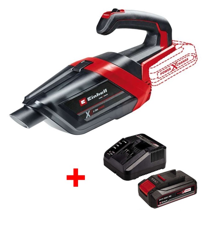 Пилосос акумуляторний Einhell TE-HV 18/06 Li - Solo (2347190)