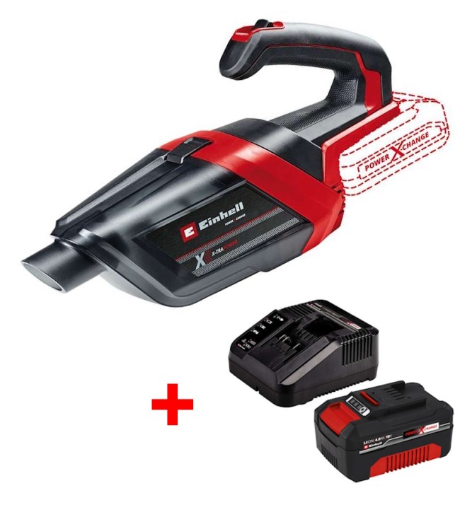 Пилосос акумуляторний Einhell TE-HV 18/06 Li - Solo (2347190)