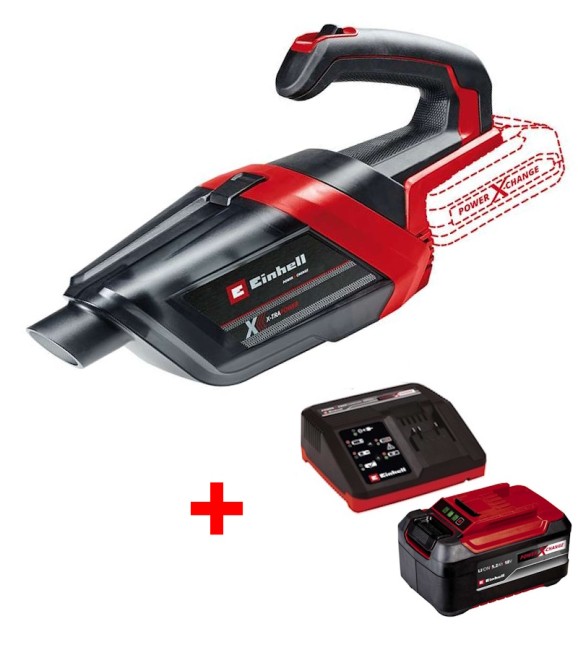 Пылесос аккумуляторный Einhell TE-HV 18/06 Li - Solo (2347190) Пылесос аккумуляторный Einhell TE-HV 18/06 Li - Solo (2347190)