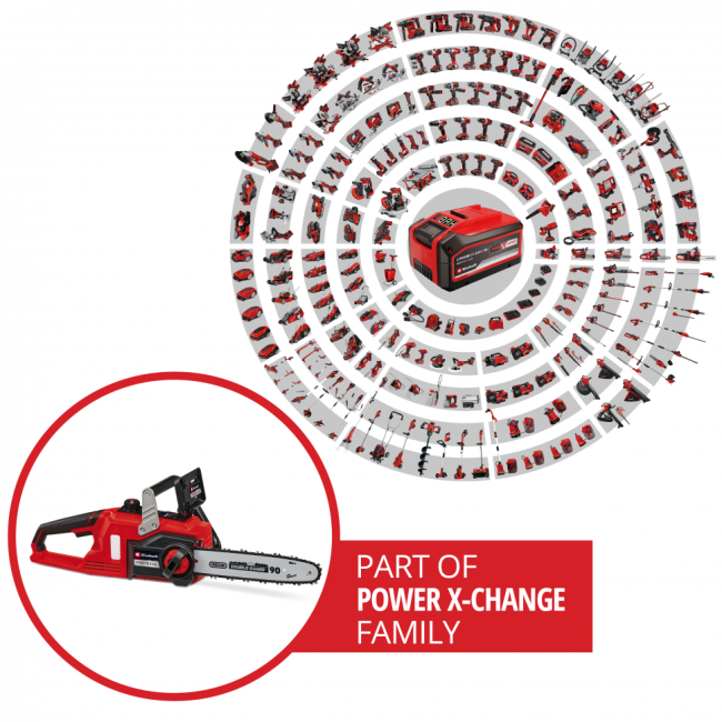 Набор пила цепная Einhell FORTEXXA 18/30 Li Kit 4 Ah (4600010, 4512042)