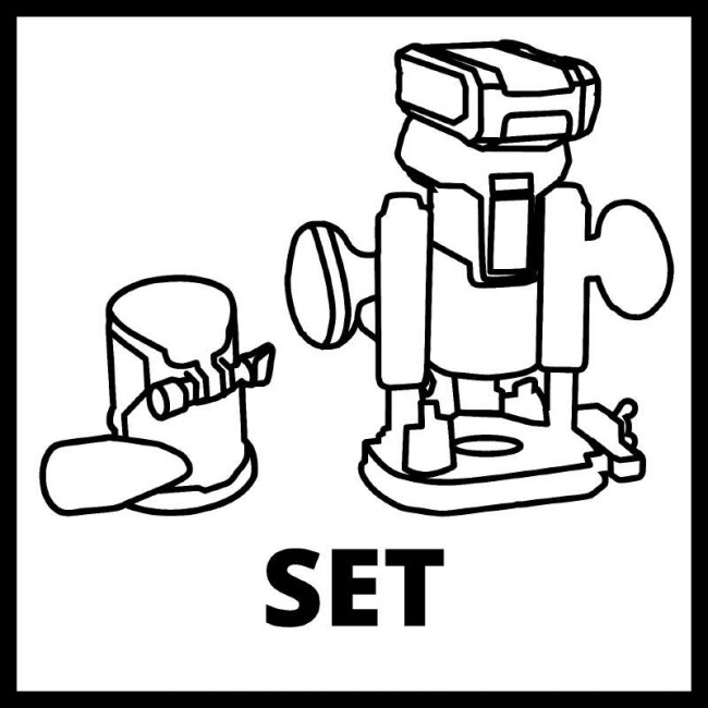 Акумуляторний безщітковий Фрезер / Фрезер окантовочний Einhell TP-RO 18 Set Li BL - Solo (4350410)