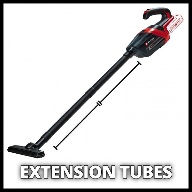 Набор пылесос аккумуляторный Einhell TE-HV 18/06 Li - Solo + зарядное устройство и аккумулятор 18V 2,5 Ah (2347190, 4512097)